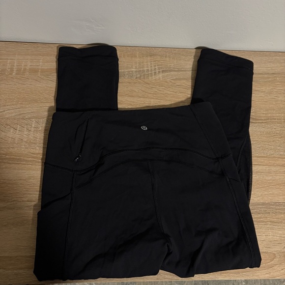 Lululemon Sole Teaining Crop Black Leggings 6 - Picture 2 of 5